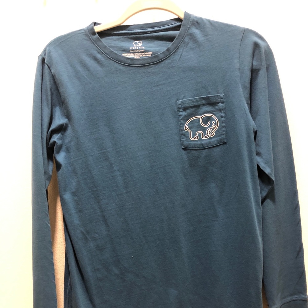 Blue ivory Ella long sleeve